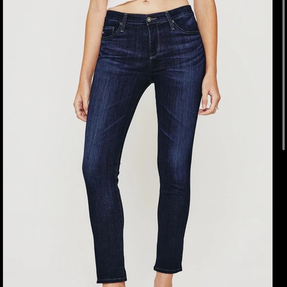 AG Adriano Goldschmeid The Prima cigarette in dark denim- Size 29R - Picture 1 of 6